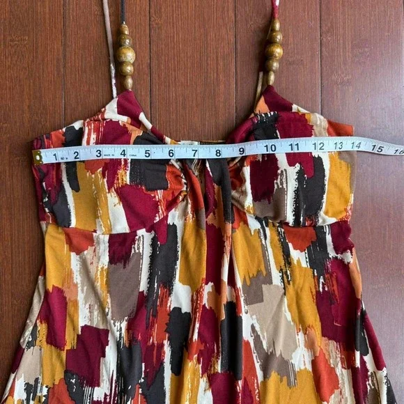 Y2K Made in the USA Vibrant Orange‎ and Red Tank - Picture 4 of 5